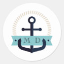 Search for nautical monogram stickers Sea