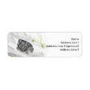 Search for painted wood return address labels Rustic