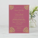 Search for gilded wedding invitations Chic