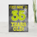 Search for 35 years cards Thirty five years old