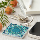 Search for rosette key rings Blue