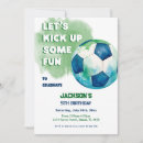 Search for lets kick it invitations Green