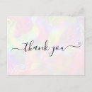 Search for holographic thank you cards Elegant