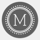 Search for circle monogram stickers Monogrammed