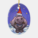 Search for hippopotamus christmas decor Funny hippo
