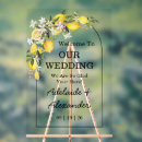Search for lemon wedding signs Citrus
