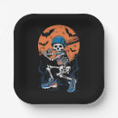 Search for halloween skeleton plates Spooky