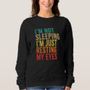 Search for just resting my eyes Sarcastic