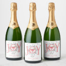 Search for happy holiday wine labels Whimsical