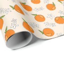 Search for tangerine wrapping paper Cute