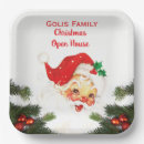 Search for vintage santa claus plates Party
