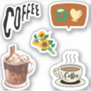Search for cafe latte stickers Caffeine