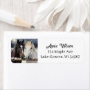 Search for black horse return address labels Ranch