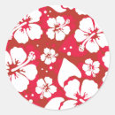 Search for hibiscus flower pattern stickers Aloha