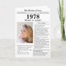 Search for newspaper birthday cards Retro