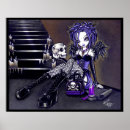 Search for gothic skulls posters Blue