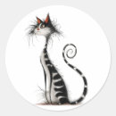 Search for black cat illustration stickers Feline