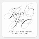 Search for thank you envelope seals Graduation party