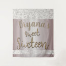 Search for rose gold sweet 16 backdrops Glam