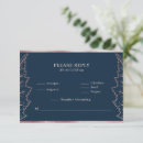 Search for navy and rose gold rsvp cards Classic