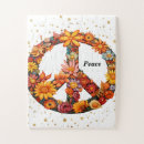 Search for peace sign puzzles Flowers