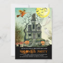 Search for haunted house invitations Witch