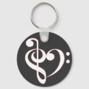 Search for heart note key rings Bass