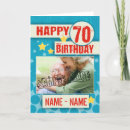 Search for 70th birthday cards Stylish