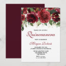 Search for red glitter invitations Burgundy