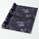 Search for snow scene wrapping paper Stars