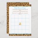 Search for blue giraffe baby shower invitations Stripes