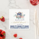Search for bridal tea napkins Bride