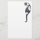 Search for black cat stationery paper Kitten