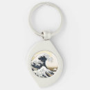 Search for vintage japanese art key rings Hokusai