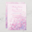 Search for purple hydrangea invitations Pink