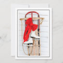 Search for old fashioned christmas cards Sled