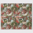 Search for cat dog wrapping paper Festive