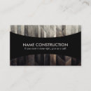 Search for construction business cards Metal