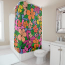 Search for multi color shower curtains Flowers