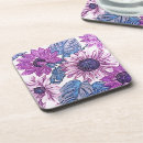 Search for vintage coasters Floral pattern
