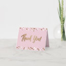 Search for pink gold thank you cards Chic