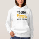 Search for brass hoodies Tuba player