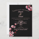 Search for red cherry blossoms invitations Pink