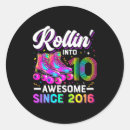 Search for roller skate birthday stickers Girl