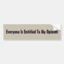 Search for opinion bumper stickers Funny