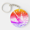 Search for paint brush key rings Colourful