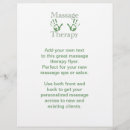 Search for massage therapy flyers Wellness