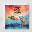 Search for fish birthday cards Watercolor