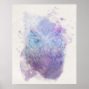 Search for owl posters Watercolor