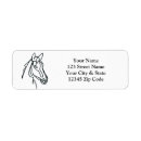 Search for with horses return address labels Equestrian